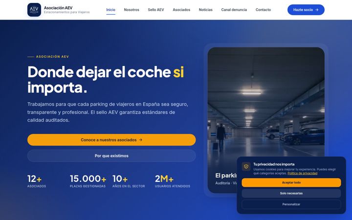 Screenshot of asociacion-aev.org