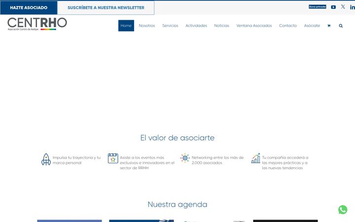 Екранна снимка на asociacion-centro.org