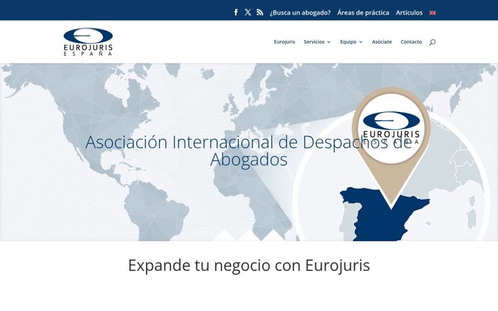 Screenshot of asociacion-eurojuris.es