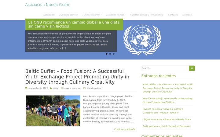 Screenshot of asociacion-nandagram.org