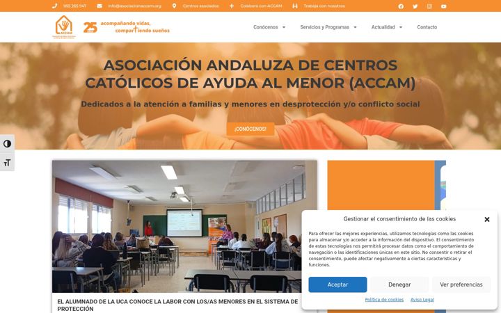 Screenshot of asociacionaccam.org
