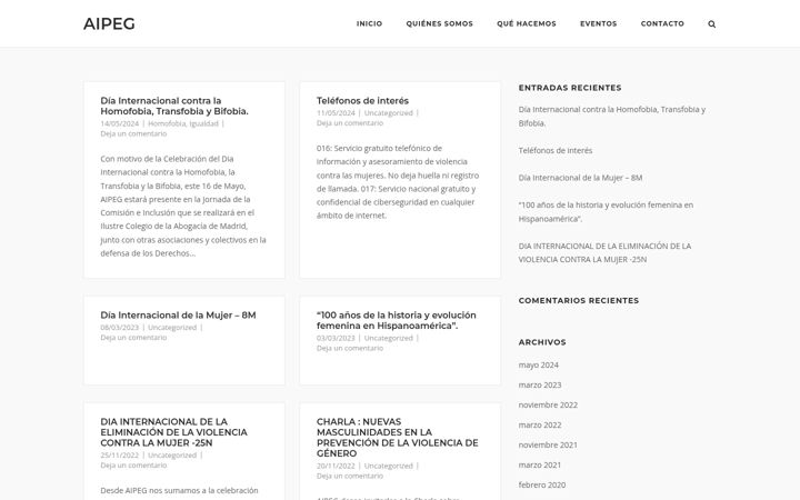 Screenshot di asociacionaipeg.org