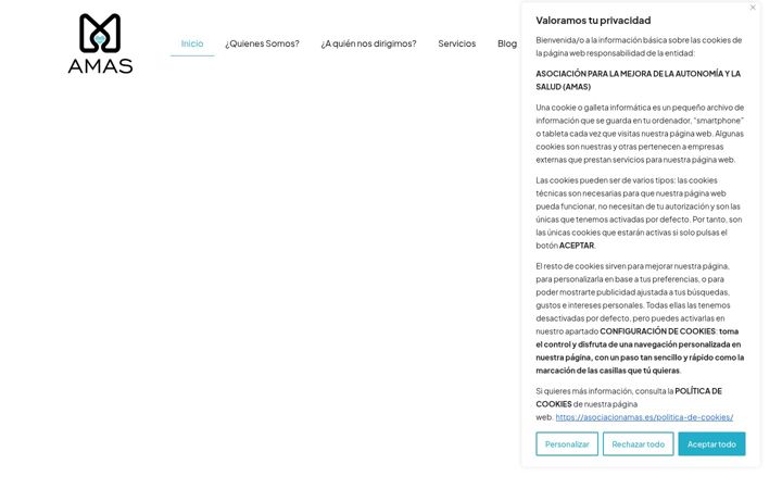Screenshot of asociacionamas.es