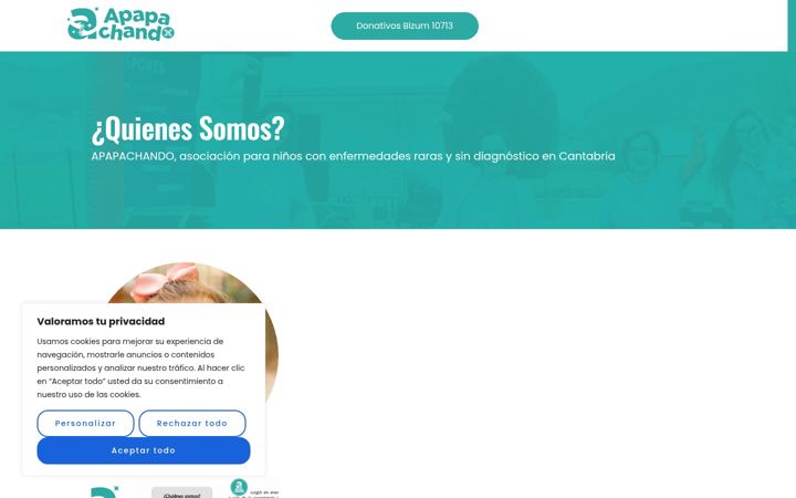 Screenshot di asociacionapapachando.es