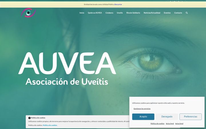 Screenshot of asociacionauvea.es