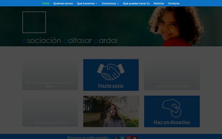 Screenshot of asociacionbaltasarpardal.org