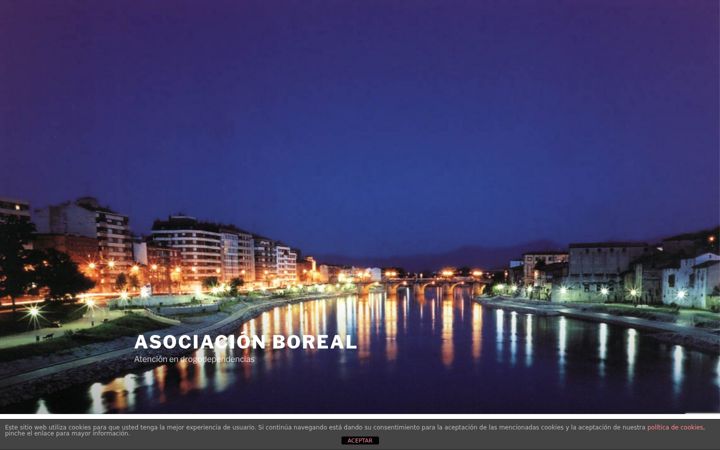 Screenshot of asociacionboreal.org
