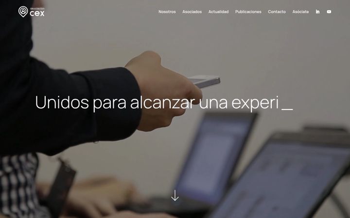 Ekraanipilt saidist asociacioncex.org