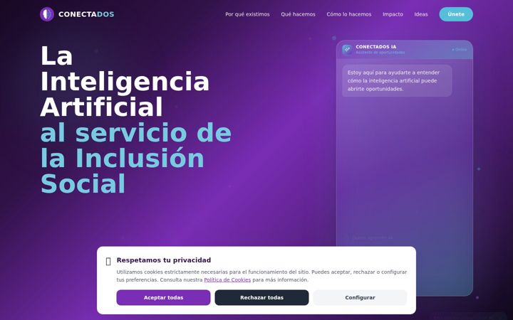 Screenshot of asociacionconectados.org