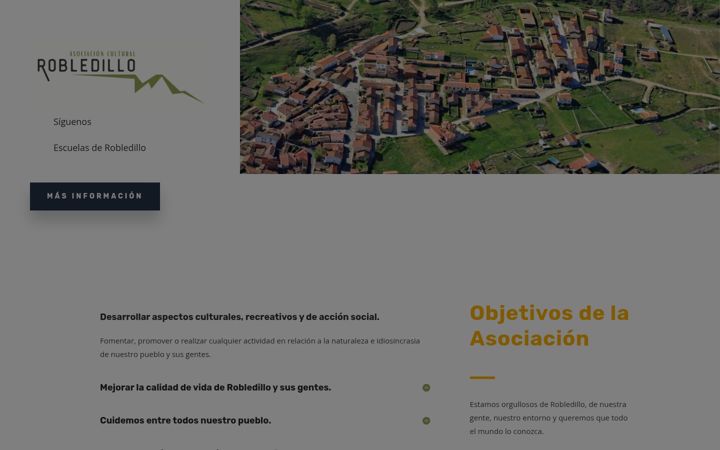 Screenshot of asociacionculturalrobledillo.org