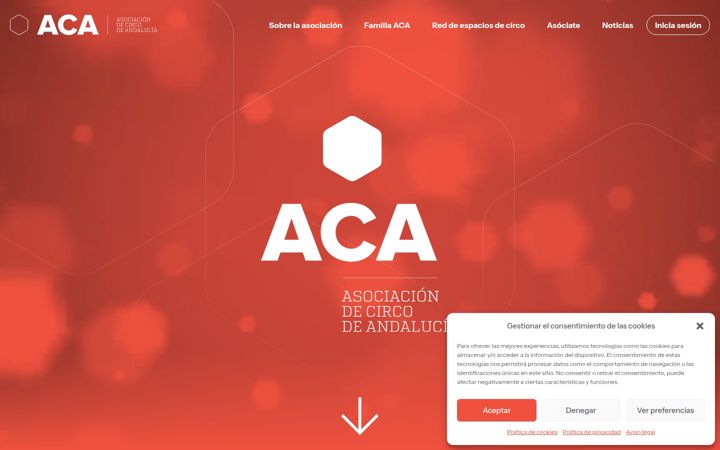 Screenshot of asociaciondecircodeandalucia.com