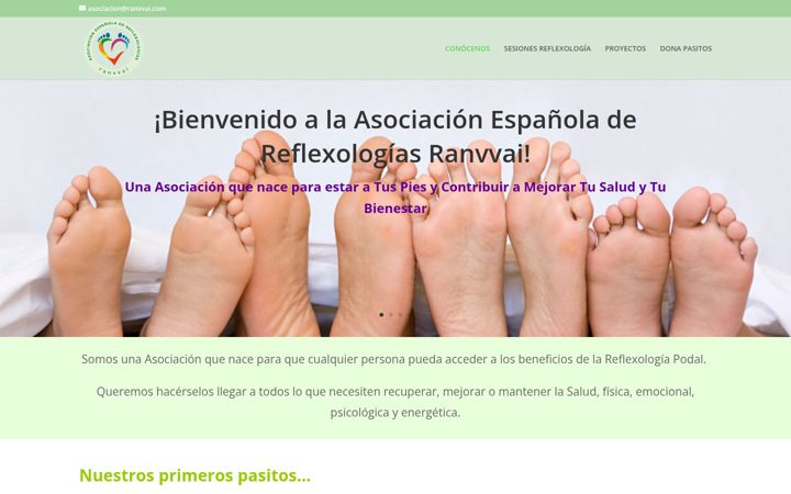 Screenshot of asociaciondereflexologia.org
