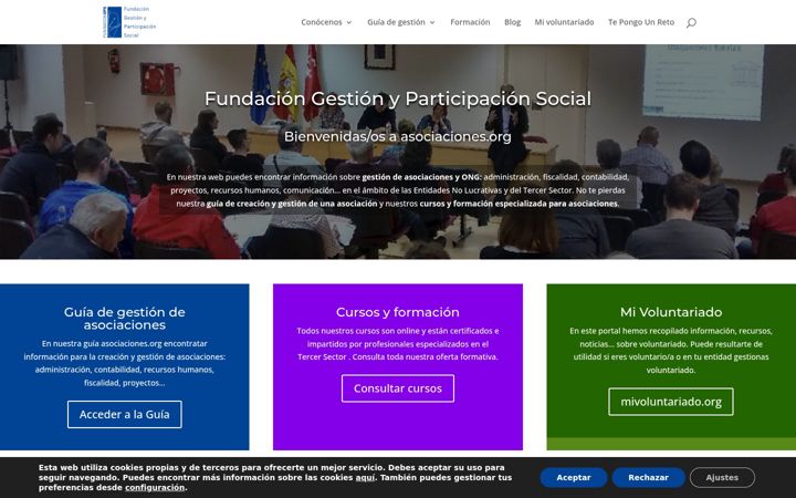 Képernyőkép: asociaciones.org