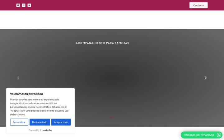 Képernyőkép: asociacionespaciovida.com