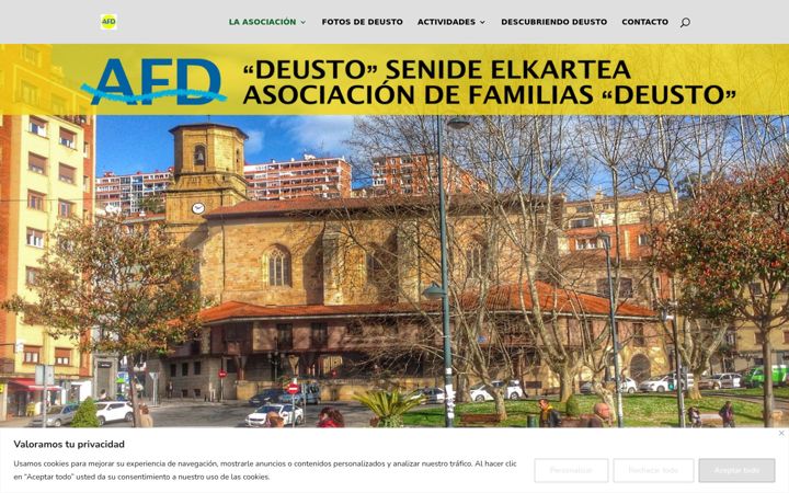 Screenshot of asociacionfamiliasdeusto.com