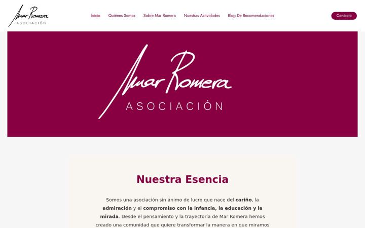 Screenshot of asociacionmarromera.com