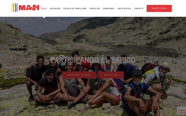 Screenshot ta' asociacionmasi.org