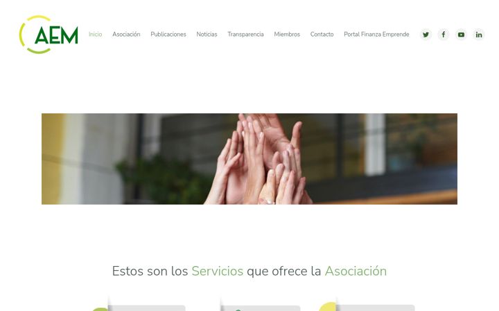 Screenshot ta' asociacionmicrofinanzas.org