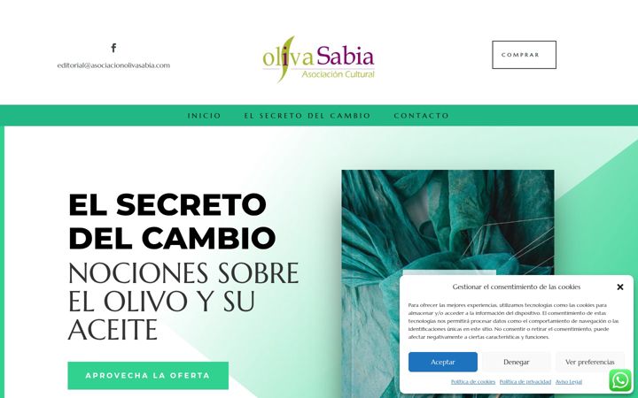 Captura de pantalla de asociacionolivasabia.com