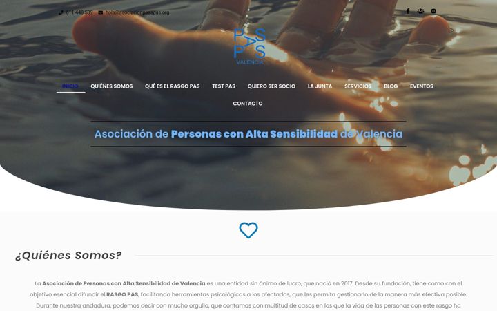 Skjámynd af asociacionpasapas.org
