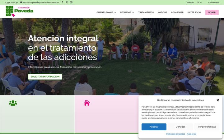 Screenshot of asociacionpoveda.org