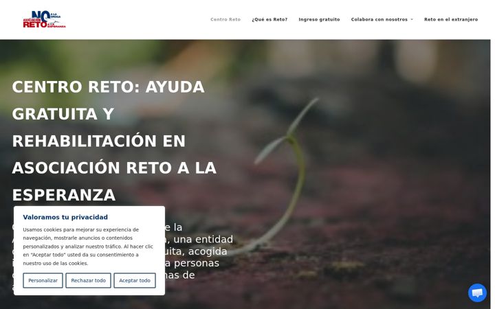 Screenshot of asociacionreto.com