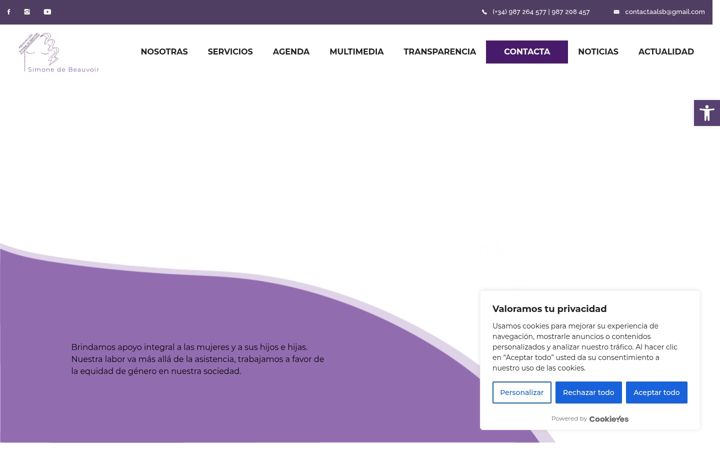 Screenshot of asociacionsimonebeauvoir.org