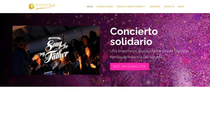 Screenshot of asociacionsol.org