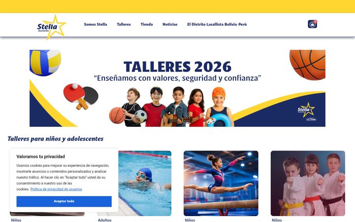 Screenshot of asociacionstella.pe
