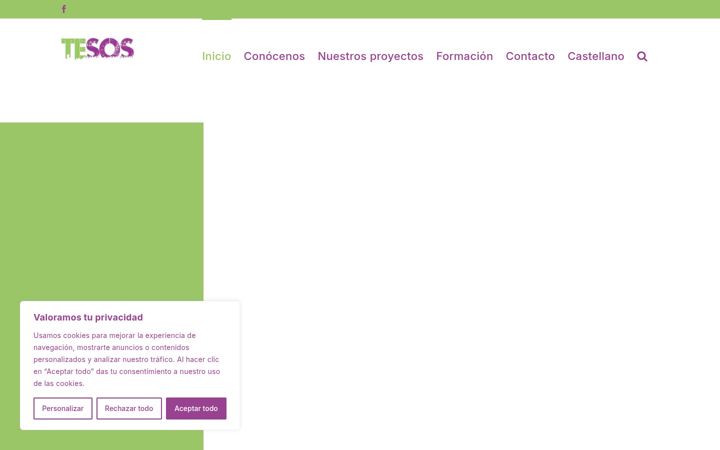 Screenshot of asociaciontesos.org