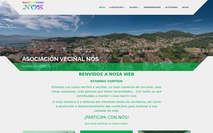 Screenshot of asociacionvecinalnos.es