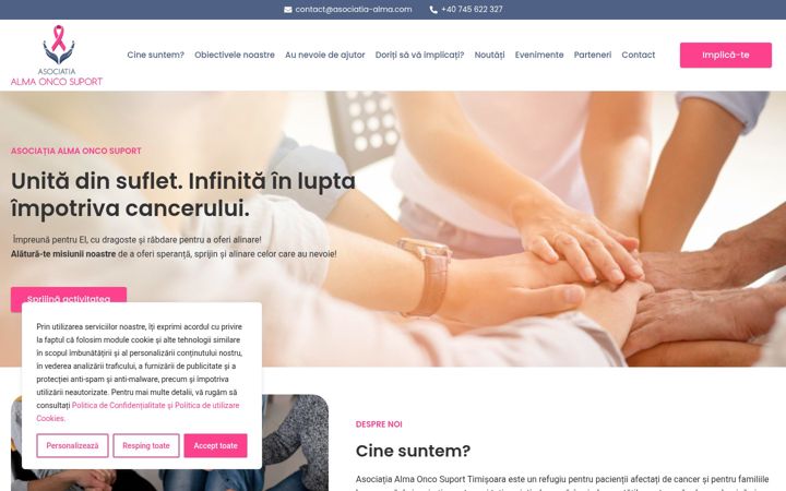Screenshot of asociatia-alma.com