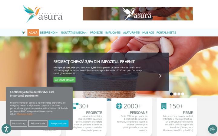 Screenshot of asociatia-asura.ro
