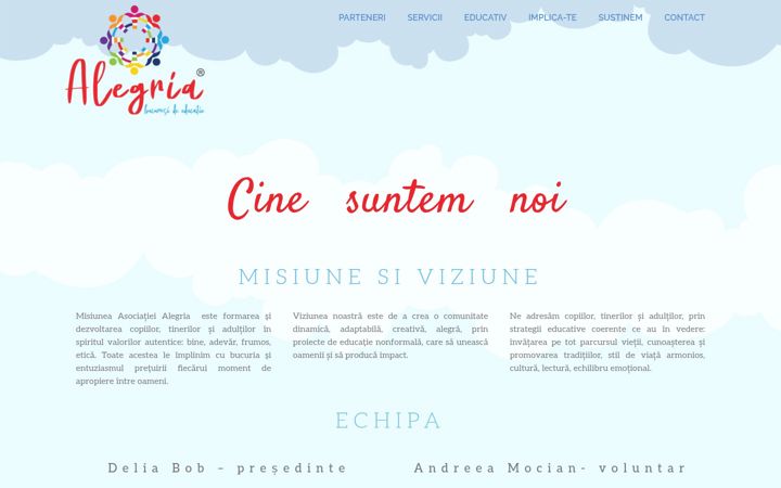 Screenshot di asociatiaalegria.ro