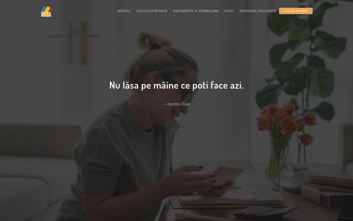 Screenshot di asociatiacarsanitar.ro