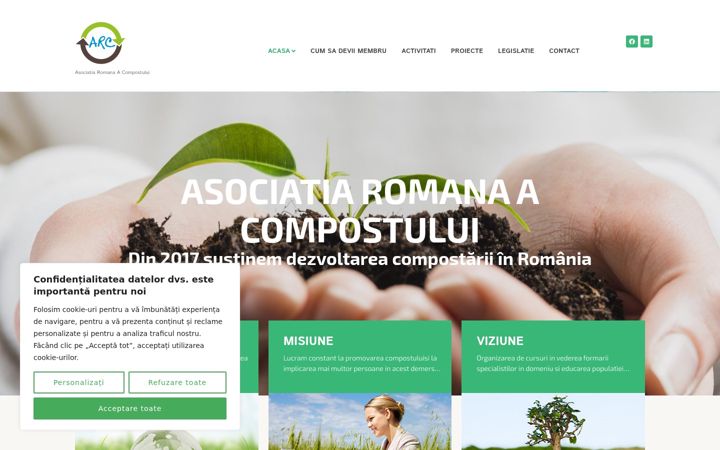 Snímek obrazovky asociatiacompostului.ro