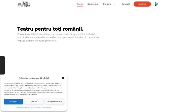 Snímek obrazovky asociatiadeteatrudigital.ro