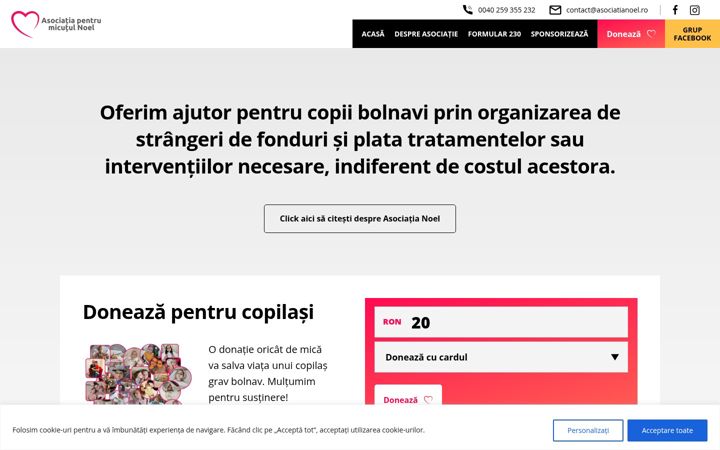 Zrzut ekranu asociatianoel.ro