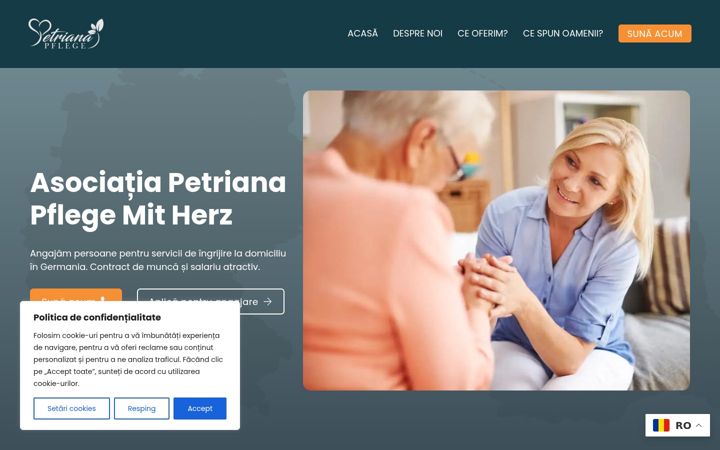 Posnetek zaslona asociatiapetriana.ro