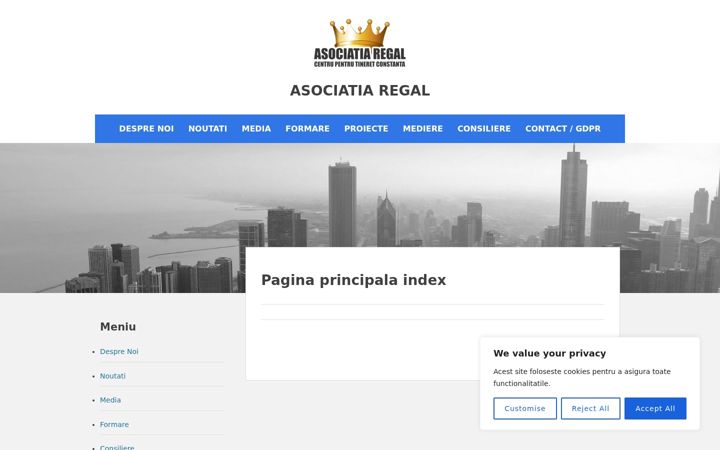 Posnetek zaslona asociatiaregal.ro