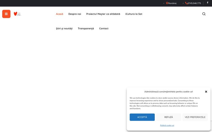 Posnetek zaslona asociatiavaleabistritei.ro