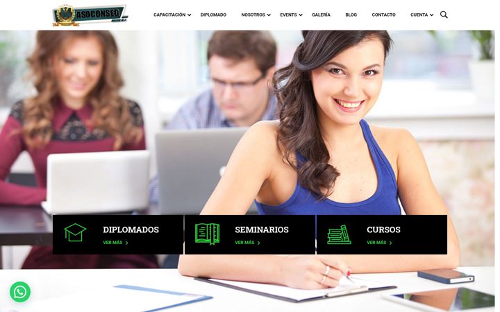 Screenshot of asoconseg.com