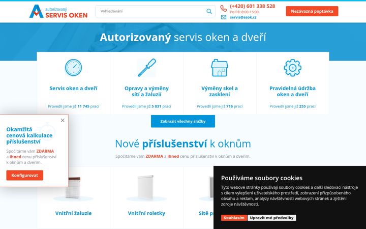 Screenshot of asok.cz