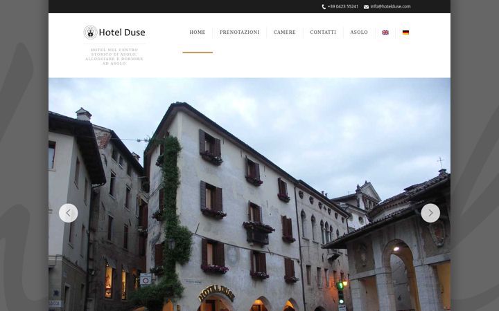 Screenshot of asolohotelduse.com