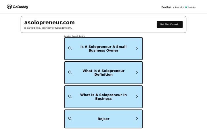 Screenshot of asolopreneur.com