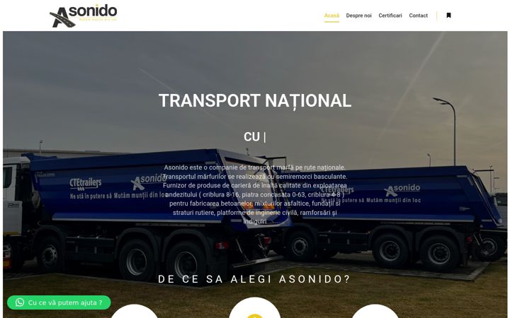 Screenshot of asonido.ro