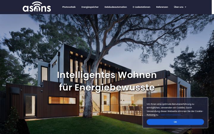Screenshot of asons.ch