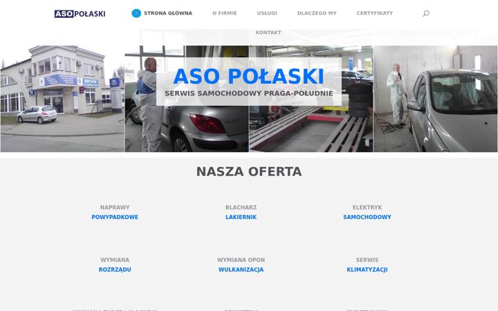 Screenshot of asopolaski.pl