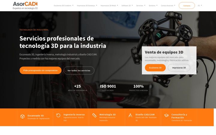 Screenshot of asorcad.es