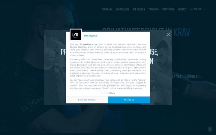 Screenshot of asot-oiskravmaga.ch